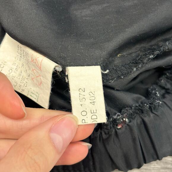 Vintage Ocean Pacific Black Purple Men L Spellout OP Anorak Windbreaker Jacket‎ - Picture 10 of 13